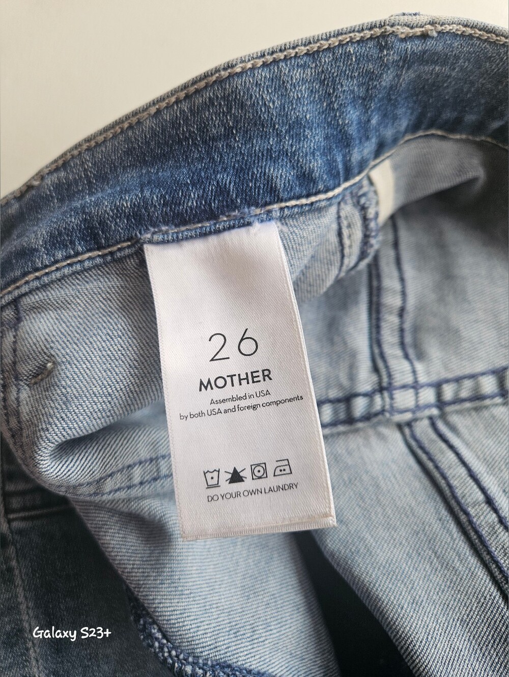 Mother- the Wrapper Patch Springy Ankle Jogger Jeans We The Animals Womens 26 - Picture 9 of 11
